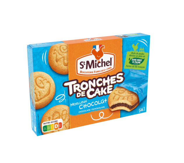 Tronches de cake chocolat
