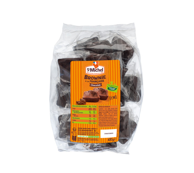 Brownies individuels chocolat noir (x18)