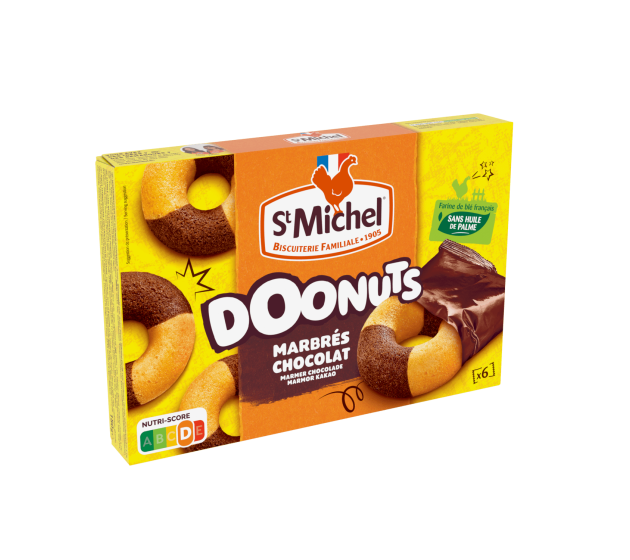 Doonuts marbrés chocolat