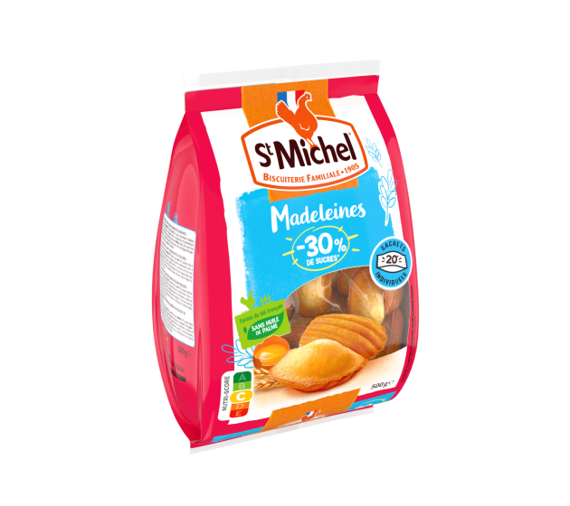 Madeleines -30% de sucres