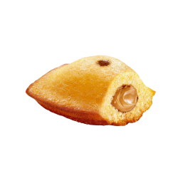 Madeleines cœur caramel au...