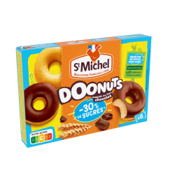 Doonuts nappés chocolat –30% sucres
