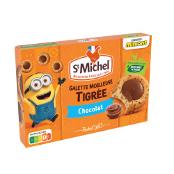 Galette moelleuse tigrée chocolat 180g - St Michel