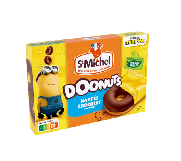 Doonuts nappés chocolat 180g - St Michel